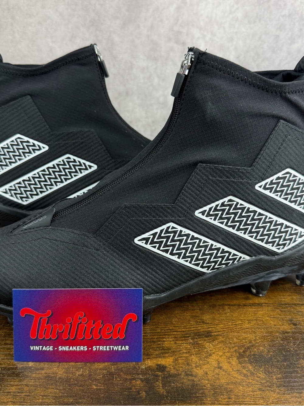 NEW adidas Nasty Fly 2.0 Black GV8309 Size 12 Men’s Football Cleats Mid OG Rare
